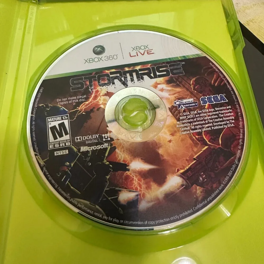 Stormrise (Microsoft Xbox 360, 2009) No Manual